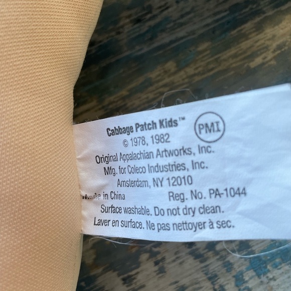 Vintage Cabbage Patch Kid Bald Blue Eyes One Dimple 1978 1982 - Picture 12 of 12